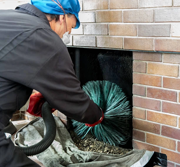 Professional chimney cleaning in 