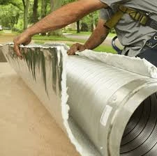 Liner installation for safe venting